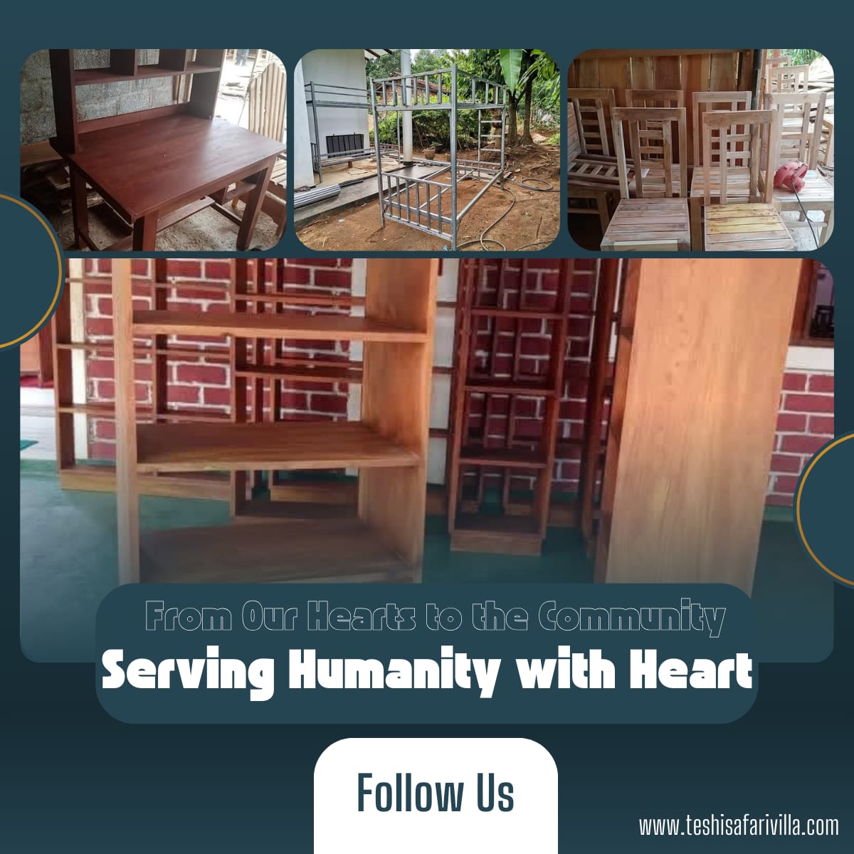 Charity and community support at Teshi Safari Villa